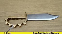 Australian U.S. COLLECTOR'S Knife. Very Good. Australian U.S. WWII Large V 44 Brass Knucks Ranger Kn