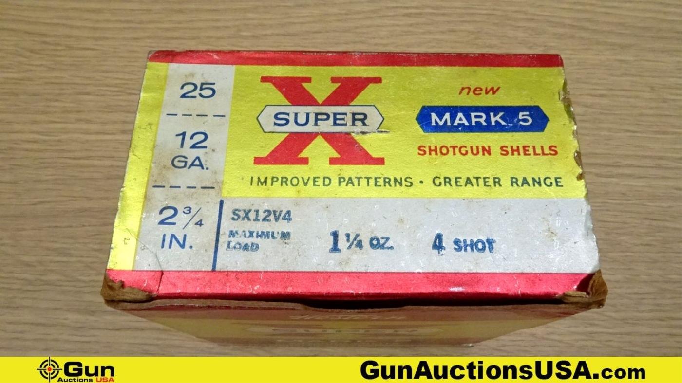 Western 12 Ga. COLLECTOR'S Ammo. 200 Total Rds.; Vintage 12 Ga 2.75" Ammo, Assorted.. (70820)