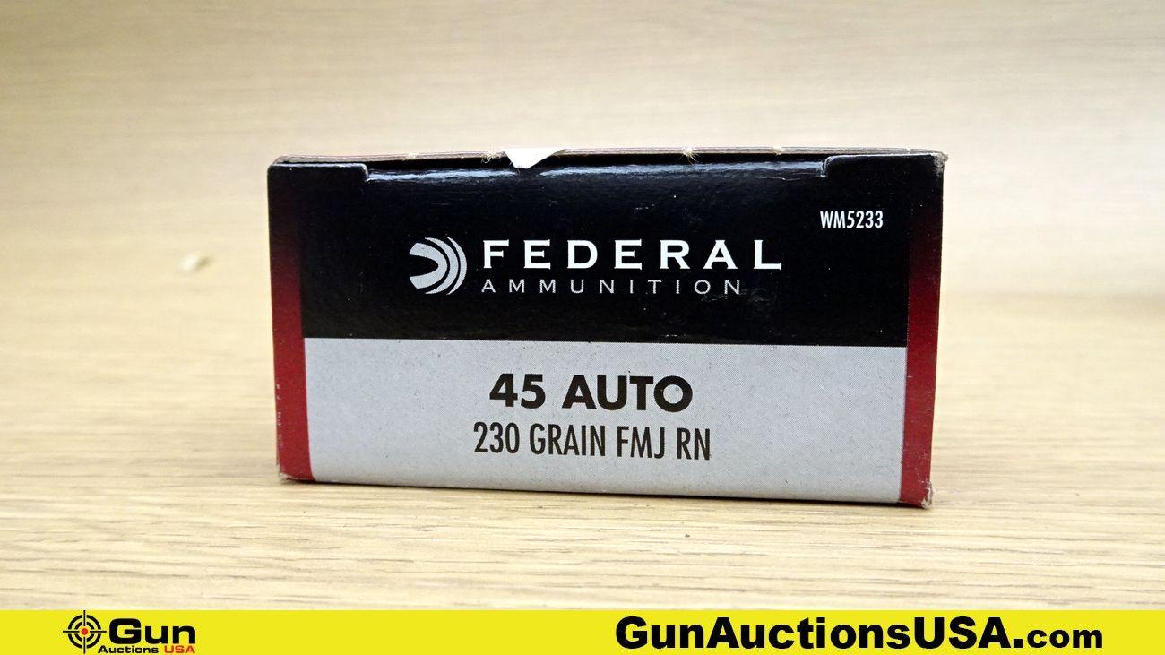 Winchester, Blazer, American Eagle, Etc. 45 AUTO Ammo. 743 Total Rds 45 AUTO 230 Grain FMJ. Includes