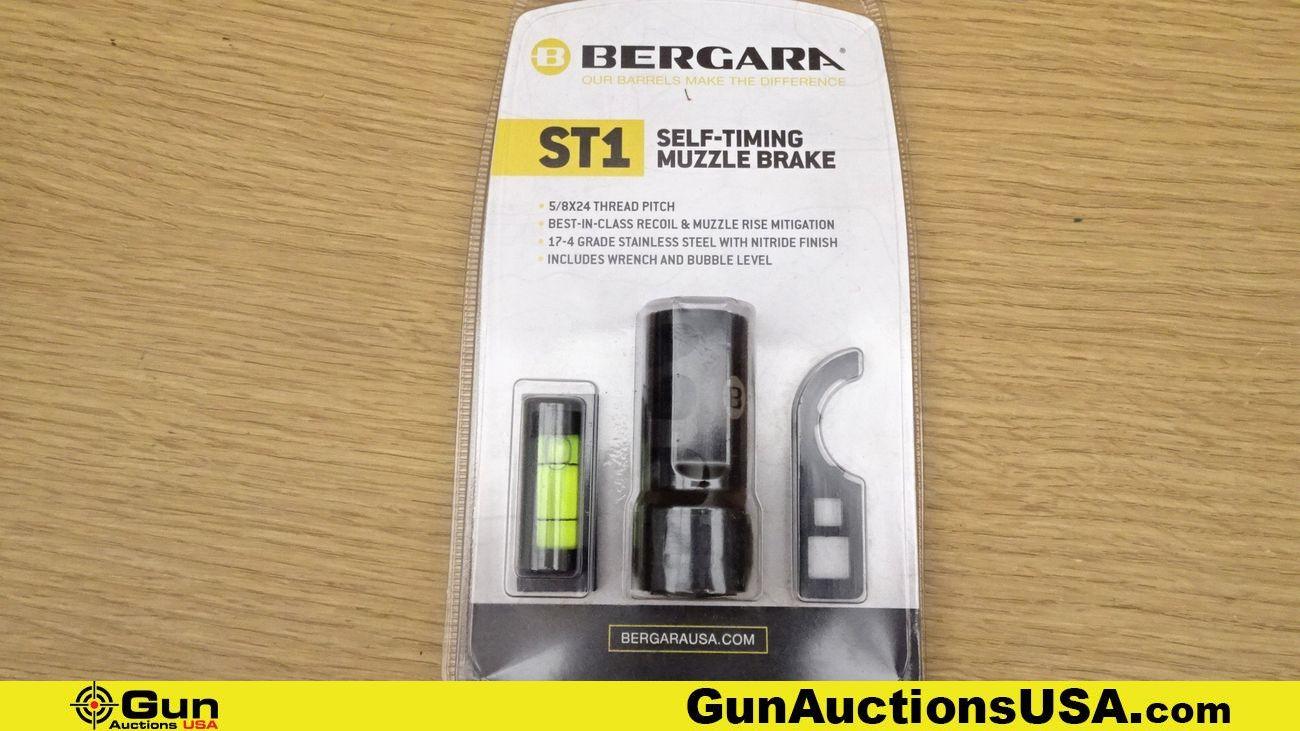 Bergara, Pachmayr, Etc. Gun Accessories. NEW. Lot of 4; 1- Bergara Muzzle Break, 5/8x24 Right Hand T