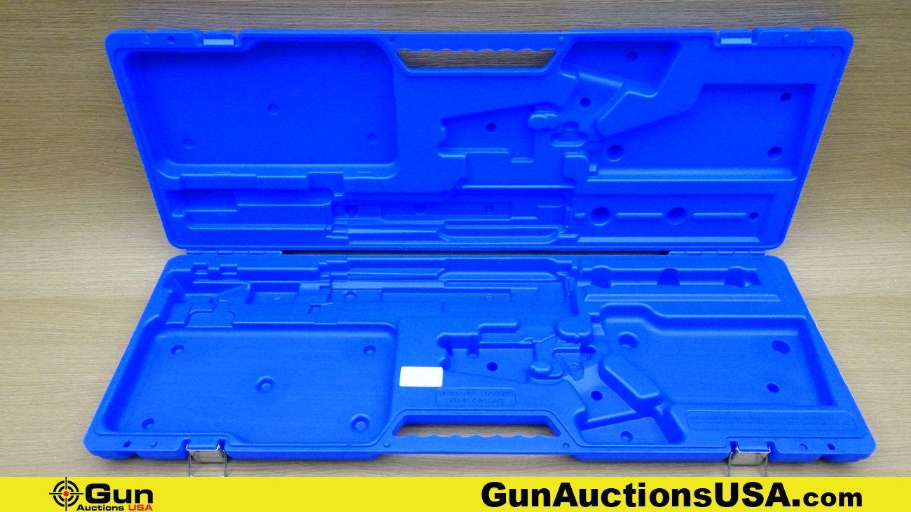 Rock River Rifle Cases. Excellent. Lot of 2; Blue Polymer Lockable Rifle Cases Molded for AR-15 Styl