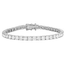 18k White Gold 10.75ct Diamond Tennis Bracelet