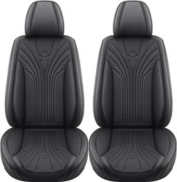 Hikeaglauto Car Seat Cover Front Set, (2 PCS, Black), Retail $105.00