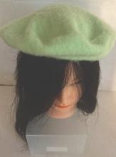 Wild Fable Women's Beret Hat Boho Hippie Chic One Size Lime Green, Retail $15.00