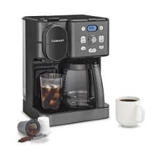 Cuisinart 12-Cup, Black Stainless Coffee Center 2 in. 1-Coffee Maker, Retail $189.00