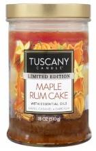 Tuscany Limited Edition Maple Rum Cake Jar Candle
