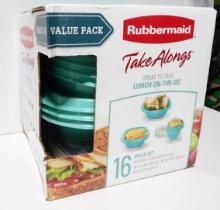 Rubbermaid Take Alongs Lunch on the Go 16 Piece Set