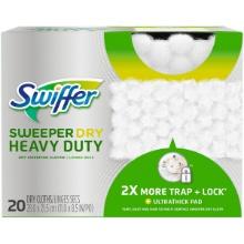 Swiffer Sweeper Refills, Dry, Heavy Duty, 20 Pack