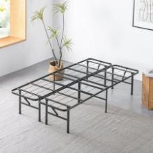 Spa Sensations by Zinus 14 Metal Adjustable Tool-Free Assembly Platform Bed Frame, Twin/Full