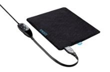 Weighted Integrated Gel Heating Pad, 12" X 15" - Black