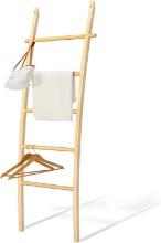 6Ft Bamboo Blanket Ladder for Bedroom - 5 Tier Decorative Blanket Ladder - Retail $80.00