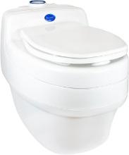 Separett Villa 9215 AC/DC 12V Urine Diverting High Capacity Waterless Composting Toilet, Retail $989