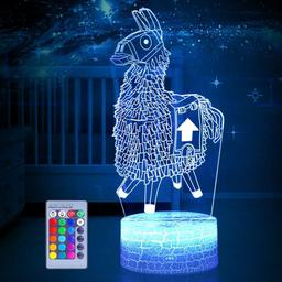 3D Night Light 16 Color Changeable Table Lamp Base Cool Nightlight, $14.99 MSRP