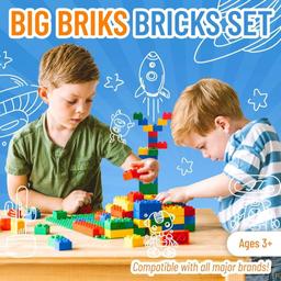 Strictly Briks Toy Large Building Blocks for Kids and Toddlers, Big Bricks Set, $34.99 MSRP