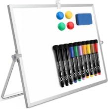 Dry Erase Whiteboard, 12 x 16 inch Magnetic Desktop White Board with Stand, $29.99 MSRP