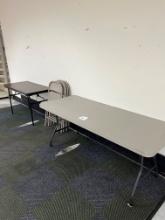 (2) Tables and Chairs.  Sold as one lot
