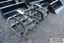 JMR skid mount hyd grapple bucket