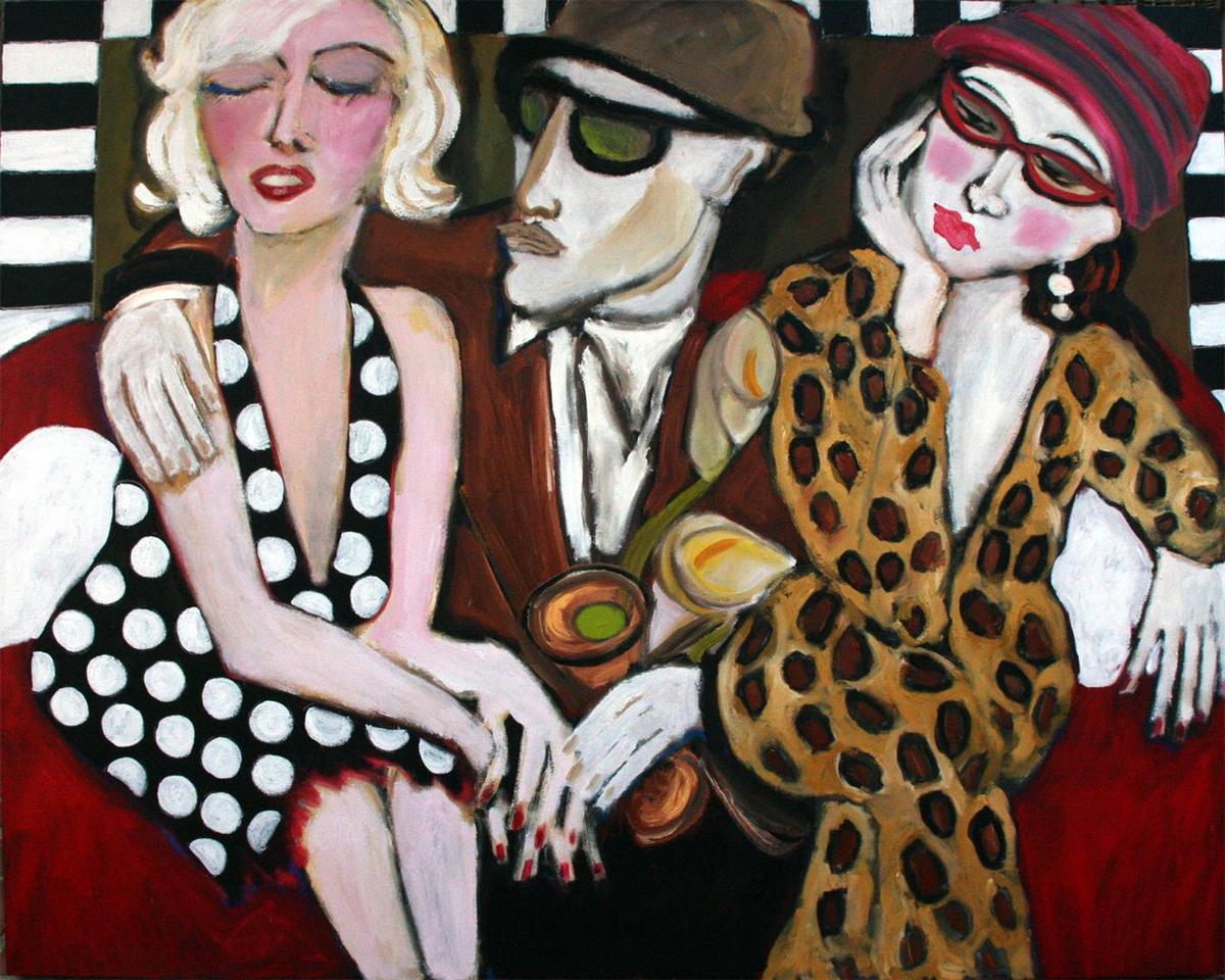 Susan Manders "Marilyn & Kate Double Date"