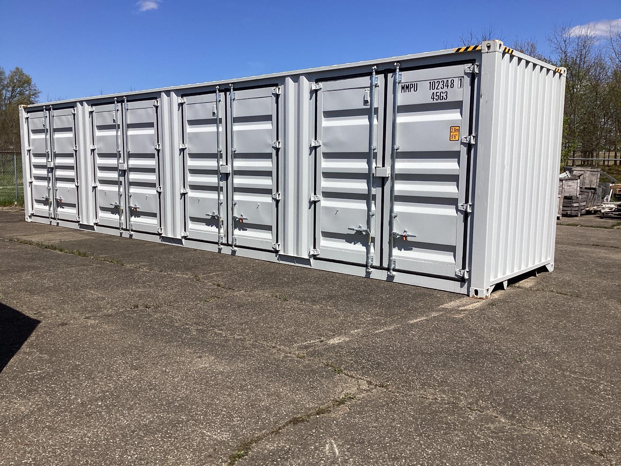 New 1 Trip High Cube Multi Door 40' Shipping Container