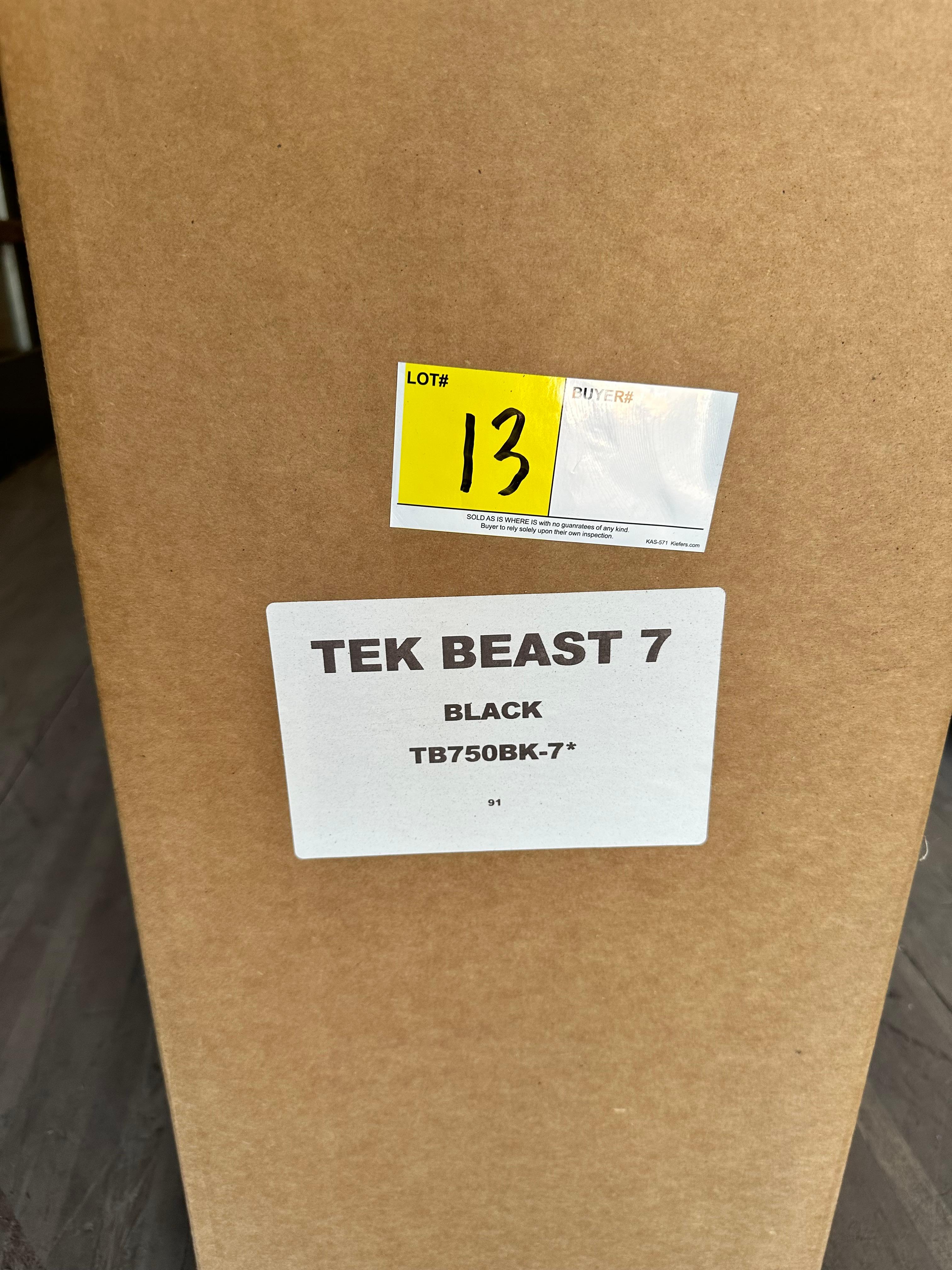 E- TEK BEAST 7, MODEL: TB750BK-7, COLOR: BLACK