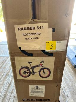 E-TEK RANGER S11, MODEL: RG750BKRD, BLACK & RED (FOLDABLE)