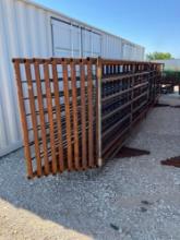 10 x 24' Freestanding Cattle Panels 1 w/ 10' Gate