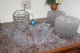 Large Quantity of Cut Glass