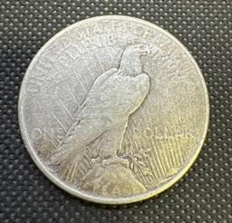 1924 Silver Peace Dollar 90% Silver Coin 0.93 Oz