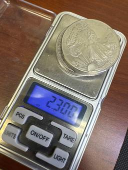 2x 1 Oz .999 Fine Titanium Walking Liberty Bullion Coins 2.30 Oz