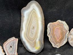 Assortment of Geode Slices Specimens