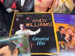 Over 50 Vintage Vinyl Records Andy Williams, Ed Ames, Burl Ives mores