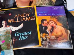 Over 50 Vintage Vinyl Records Andy Williams, Ed Ames, Burl Ives mores