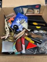Box Full of Collectibles Trinkets and Knickknacks Whistles more