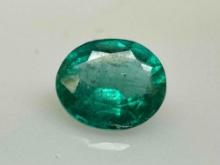 .87ct Oval Cut Emerald Gemstone