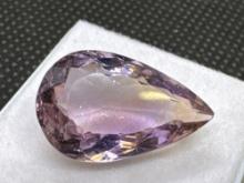 Purple Pear Cut Ametrine Gemstone 8.20 ct