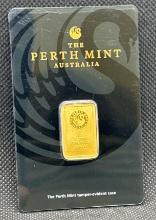 The Perth Mint 5 Gram 9999 Fine Gold Bullion Bar