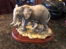 Home Interiors Porcelain Elephant