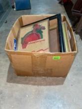 Box of Assorted, Vintage Items