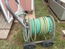 water hose caddy and water hose