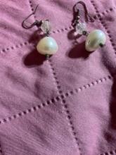 three pair of earrings