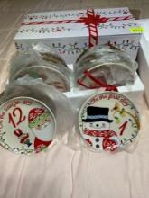 Brand new Christmas Sandwich plates you can either keep as your own decor or leave in box and give