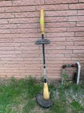 Electric weedeater with extension cord