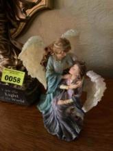 Angel collection figuring and a figuring of Jesus which takes batteries in case a memory verse not