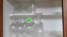 lot of wine glasses and cups