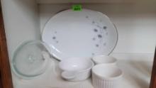 plate, saucers