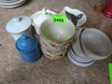 assorted teacups