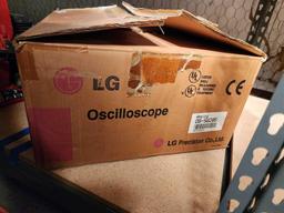 One LG Analog Oscilloscope. New in box.