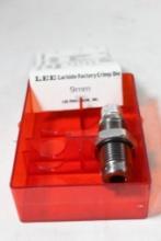 Lee carbide single factory crimp die for 9mm. Used, in good condition, in factory box.