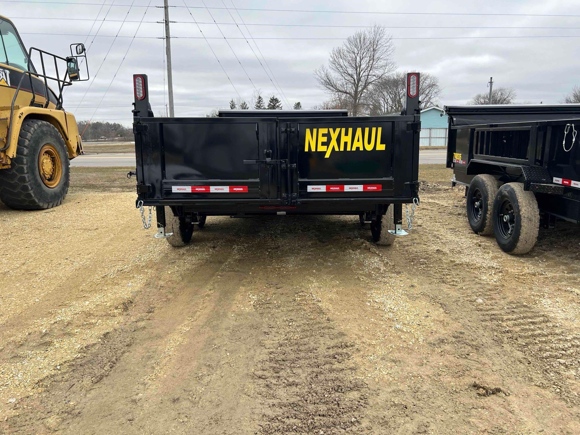 2024 Nexhaul 7x14 15K GVW Electric Dump Trailer