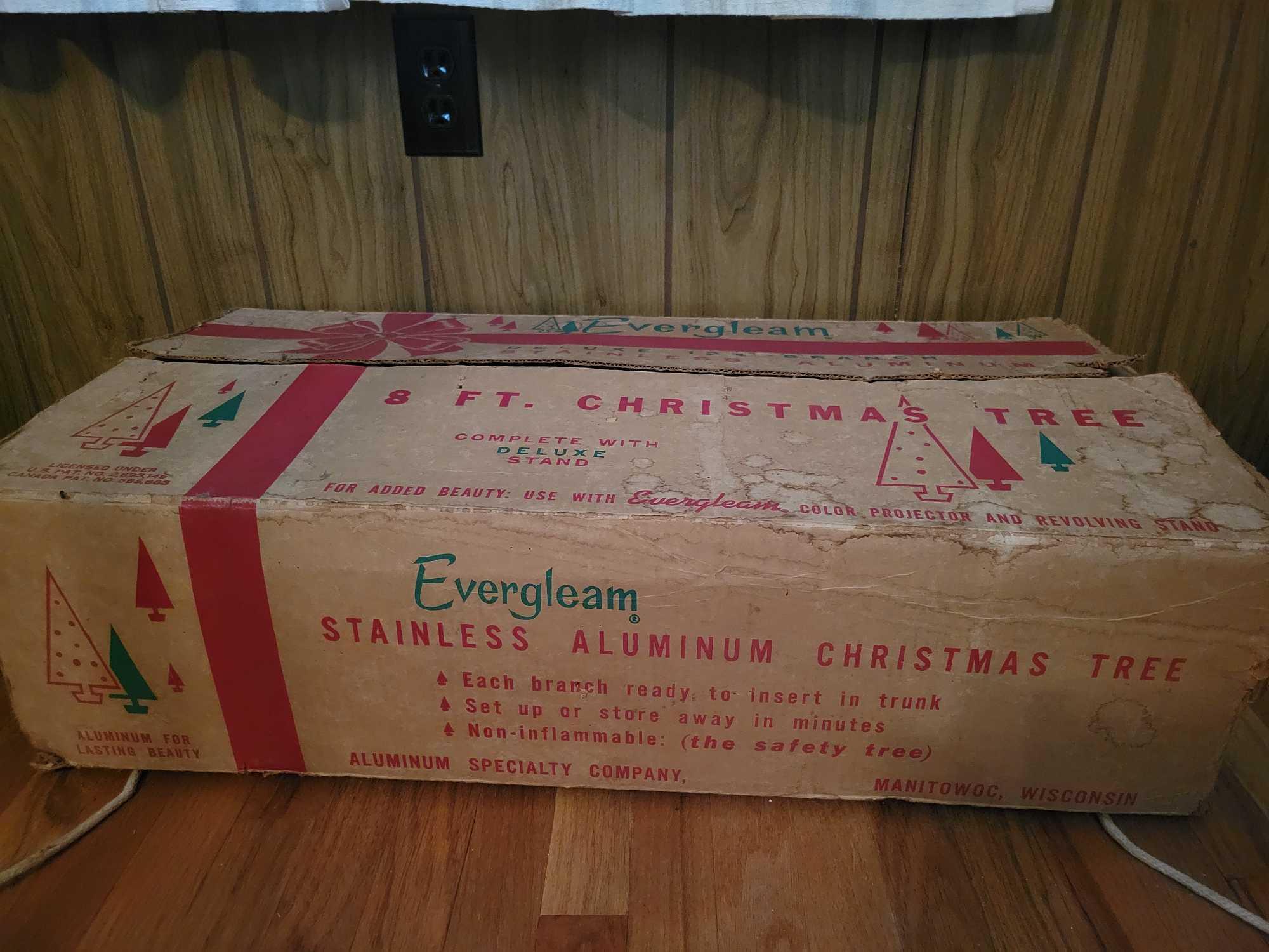Rare Vintage Evergleam 8ft Christmas Tree